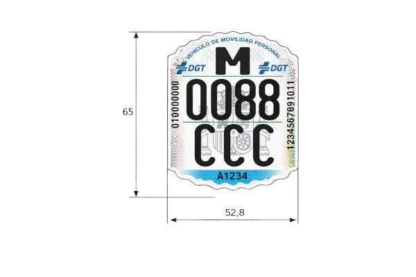Número de inscripción VMP para patinete eléctrico Número de inscripción VMP en registro de patinete eléctrico