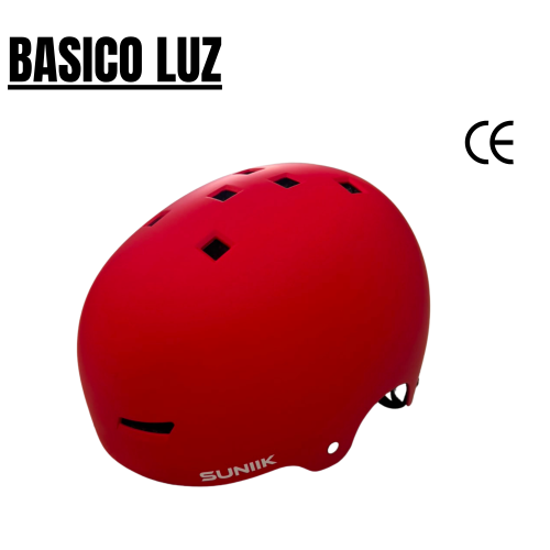 Casco urbano regulable con luz trasera talla L — cereza Casco urbano regulable con luz trasera talla L — cereza