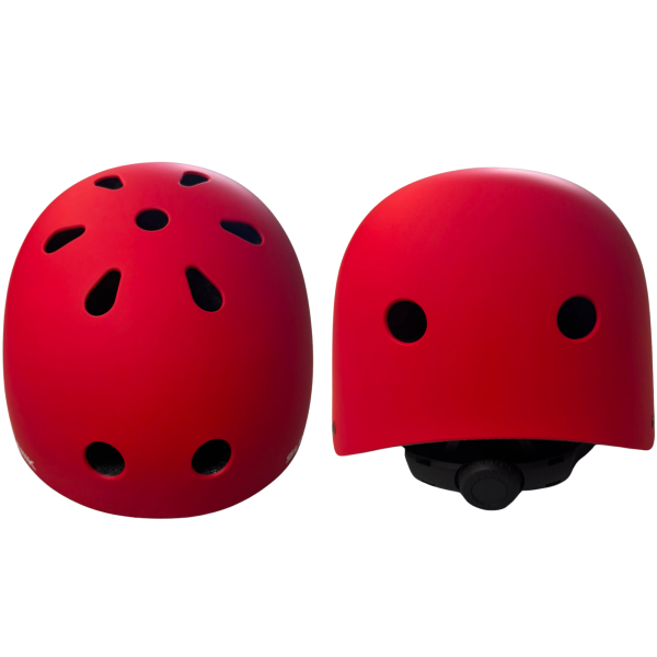 Casco urbano regulable talla L — rojo