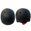 Casco urbano regulable con luz trasera talla L — negro