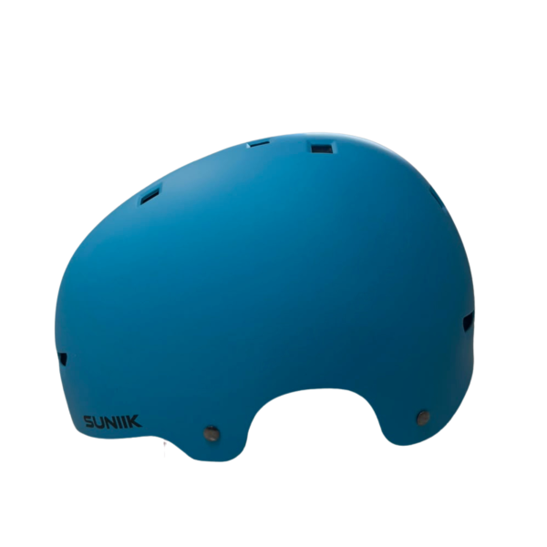 Casco urbano regulable con luz trasera talla L — azul