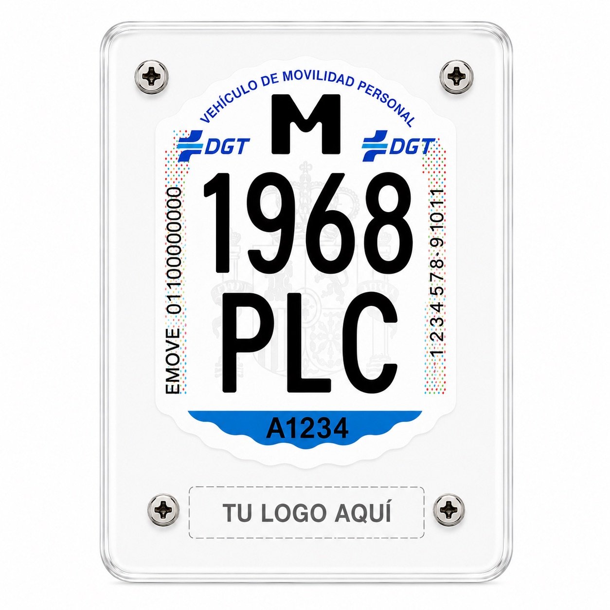 Portamatrículas