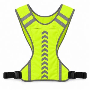 Chaleco reflectante con bolsillo A-110D — verde