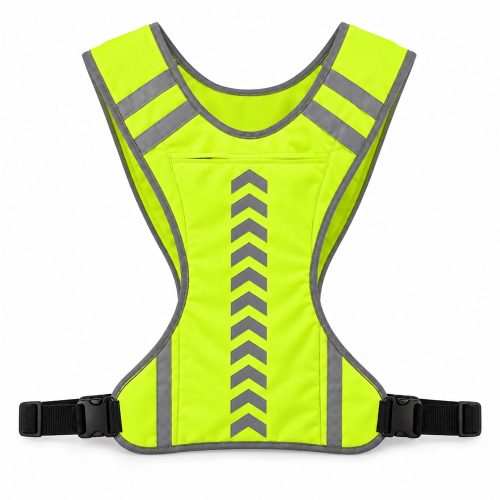 Chaleco Reflectante Ajustable con Bolsillo Verde Chaleco reflectante con bolsillo A-110D — verde