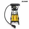 Bomba de pedal SUNIK de doble cilindro con manguera