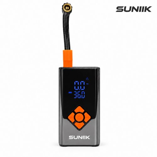 Inflador eléctrico SUNIK con pantalla digital y manguera